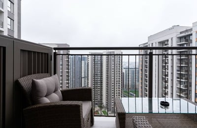 Аренда светлой 2-комнатной квартиры, 55 м², ЖК BW Aqua, Белград, Сербия